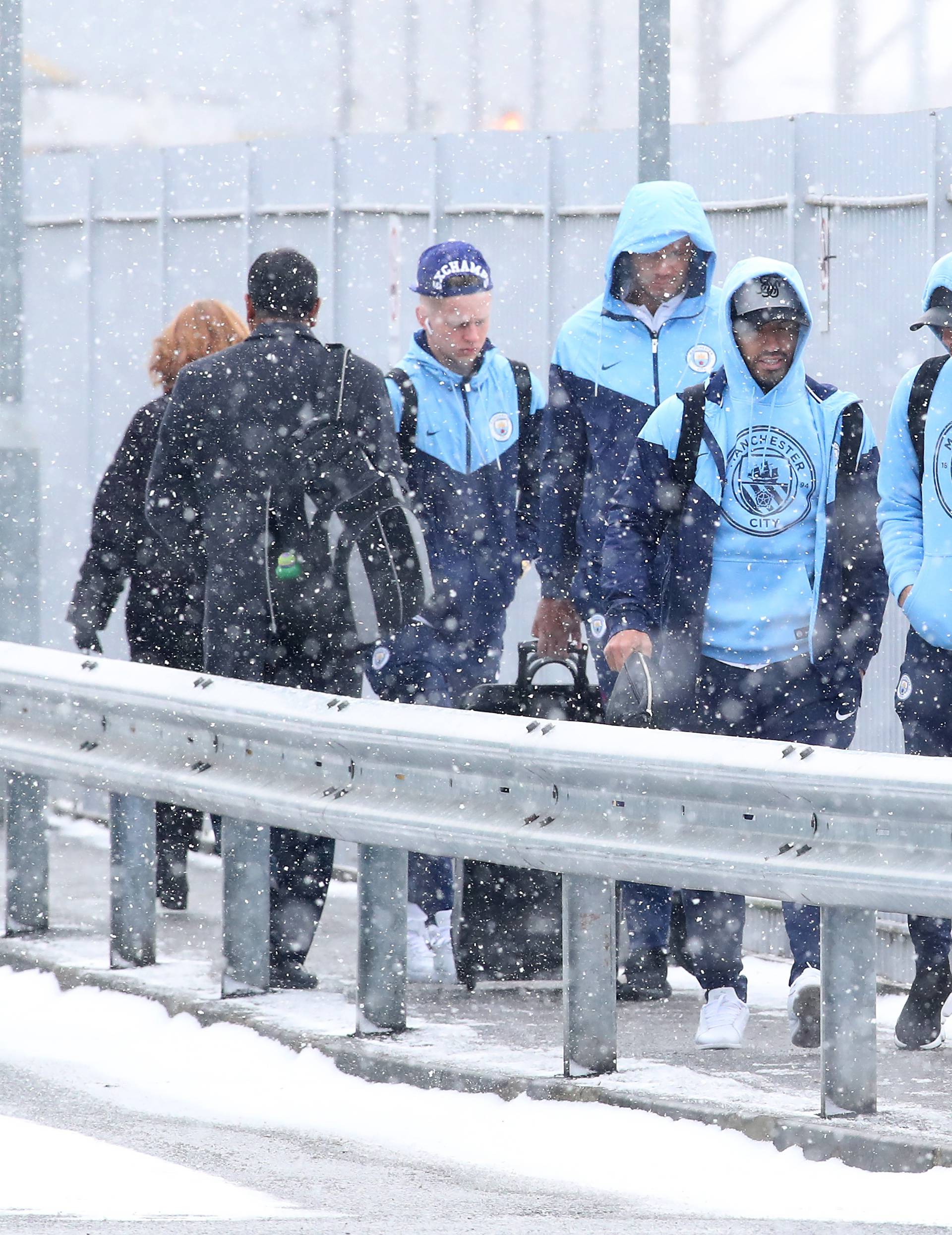 Manchester City Team Sighting - Manchester