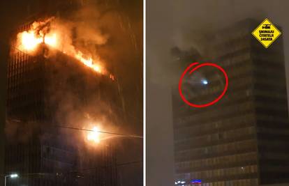 Ovo su prve snimke požara: Tu se vidi misteriozno plavo svjetlo