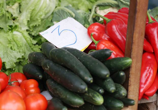 Šibenik: Ponuda na šibenskoj tržnici