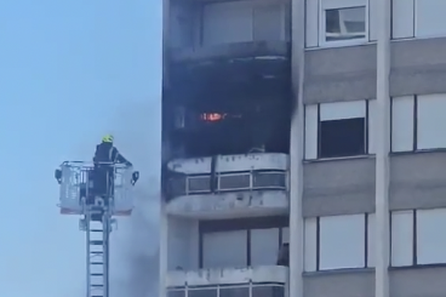Požar u Zagrebu