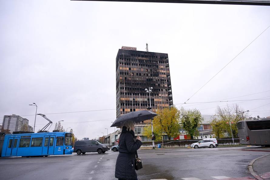 Zagreb: Vjesnikov neboder nakon požara 