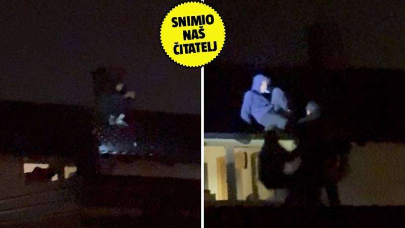 DRAMA KOD DUGOG SELA Lopov je provalio u kuću pa zbrisao na krov! Evo i ekskluzivne snimke