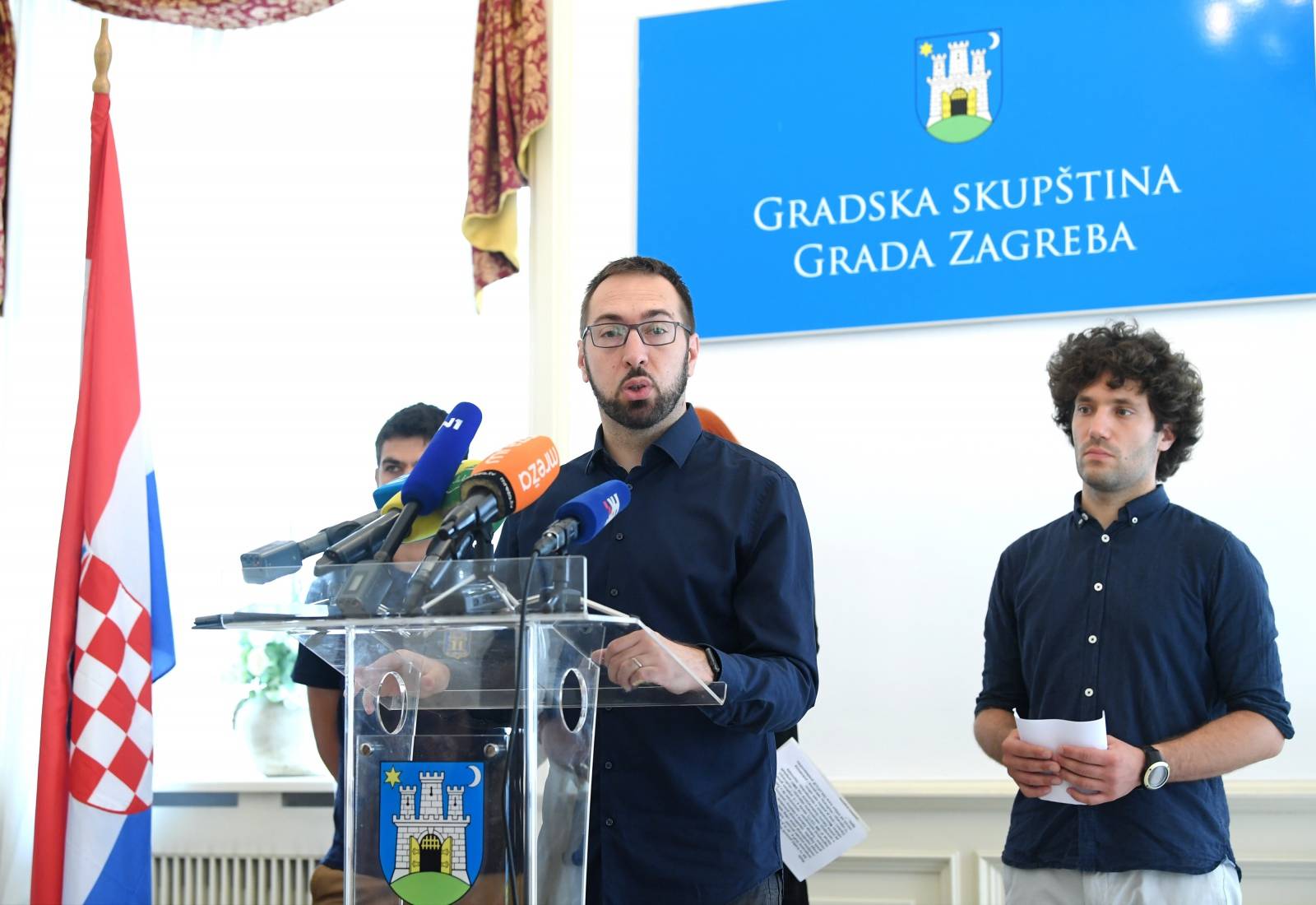 Zagreb: Konferencija zastupnika lijevog bloka u Gradskoj skupÅ¡tini