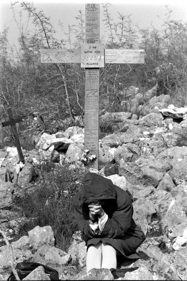 Podbrdo, mjesto ukazanja Gospe u Međugorju, 27.1.1991.