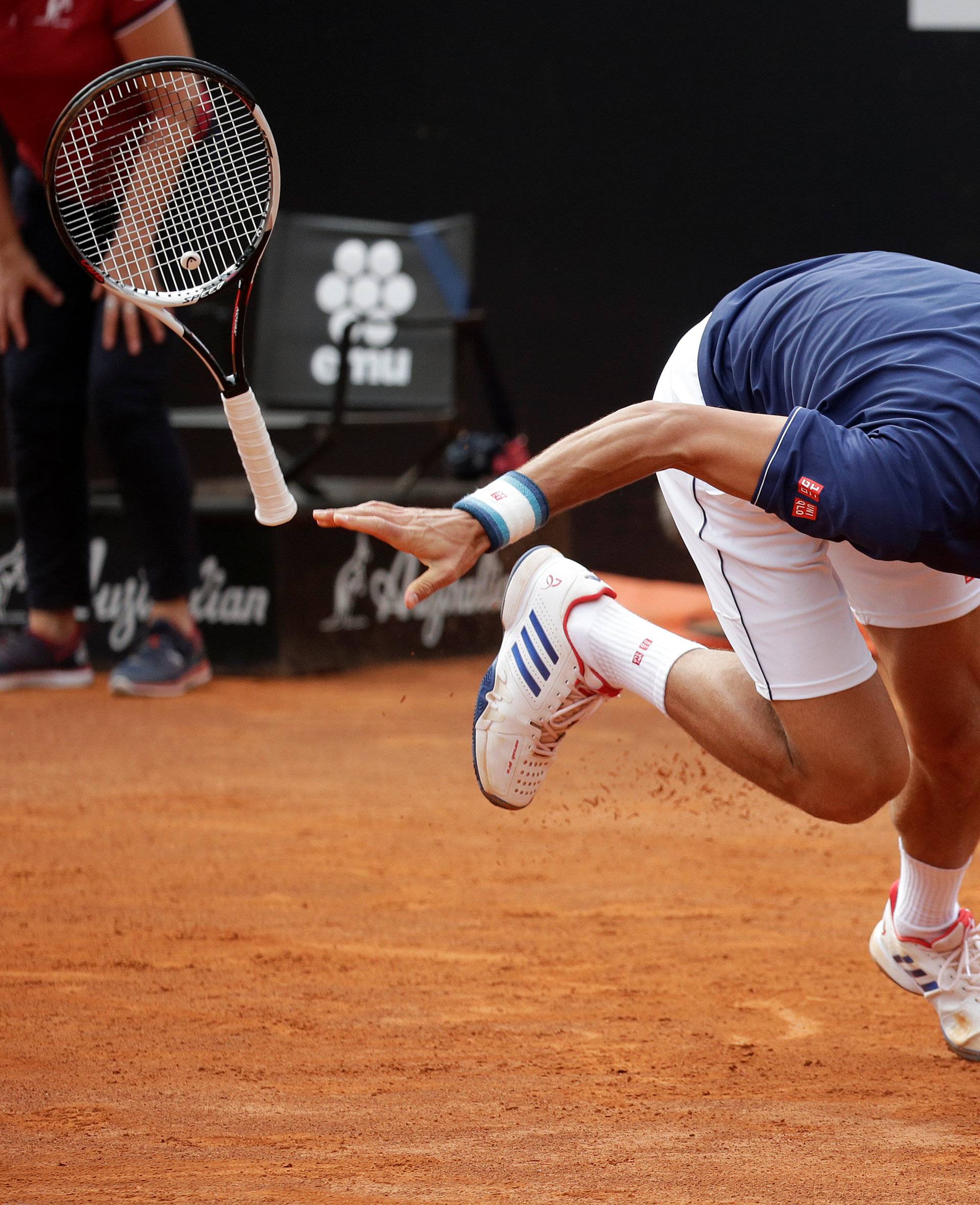 Tennis - ATP - Rome Open - Novak Djokovic of Serbia v Aljaz Bedene of Britain