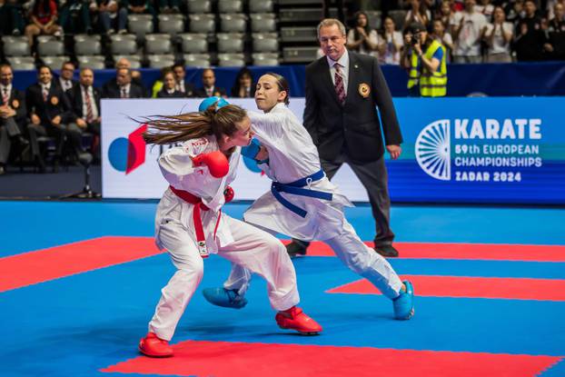 Zadar: Ema Sgardelli osvojila je zlato na Senior Championship Karate 2024. 