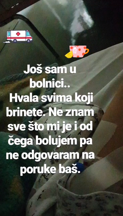 Gabrijela iz Savršenog završila u bolnici: 'Dečko mi je podrška'