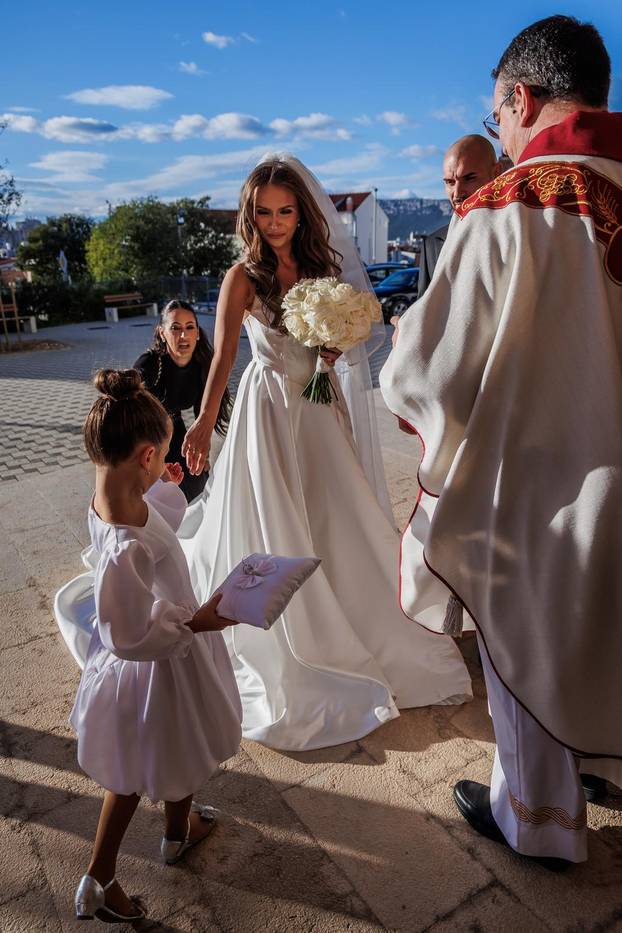 Split: Vjenčanje Hajdukovog nogometaša Anthonyja Kalika i Ivone Glavaš