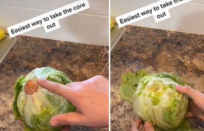 Najlakši način za uklanjanje jezgre iz salate i to bez noža