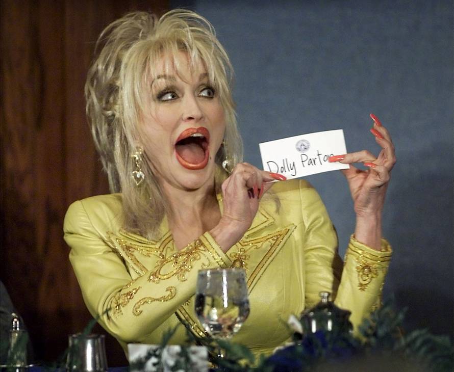 FILE PHOTO: COUNTRY MUSIC STAR DOLLY PARTON AT NATIONAL PRESS CLUB.