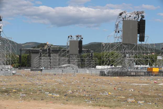 Jutro nakon koncerta Marka Perkovića Thompsona na sinjskom hipodromu