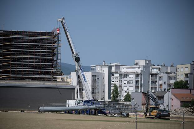 Zagreb: Rušenje stadiona u Kranjčevićevoj