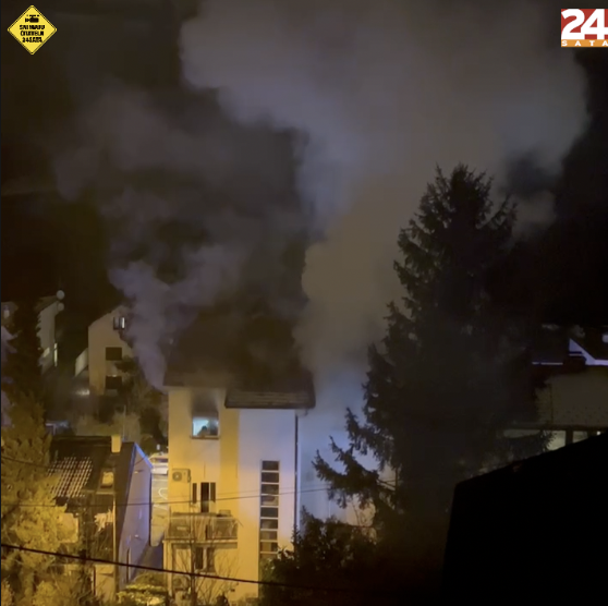 Dramatična snimka: Pogledajte kako vatrogasci spašavaju ženu iz požara kuće u Zagrebu