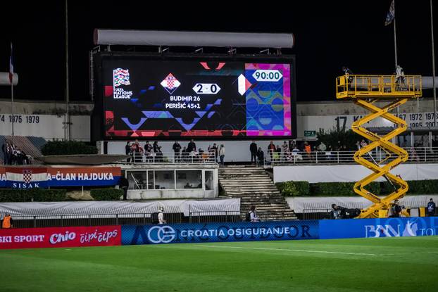 Prva utakmica četvrtfinala UEFA Lige nacija između Hrvatske i Francuske