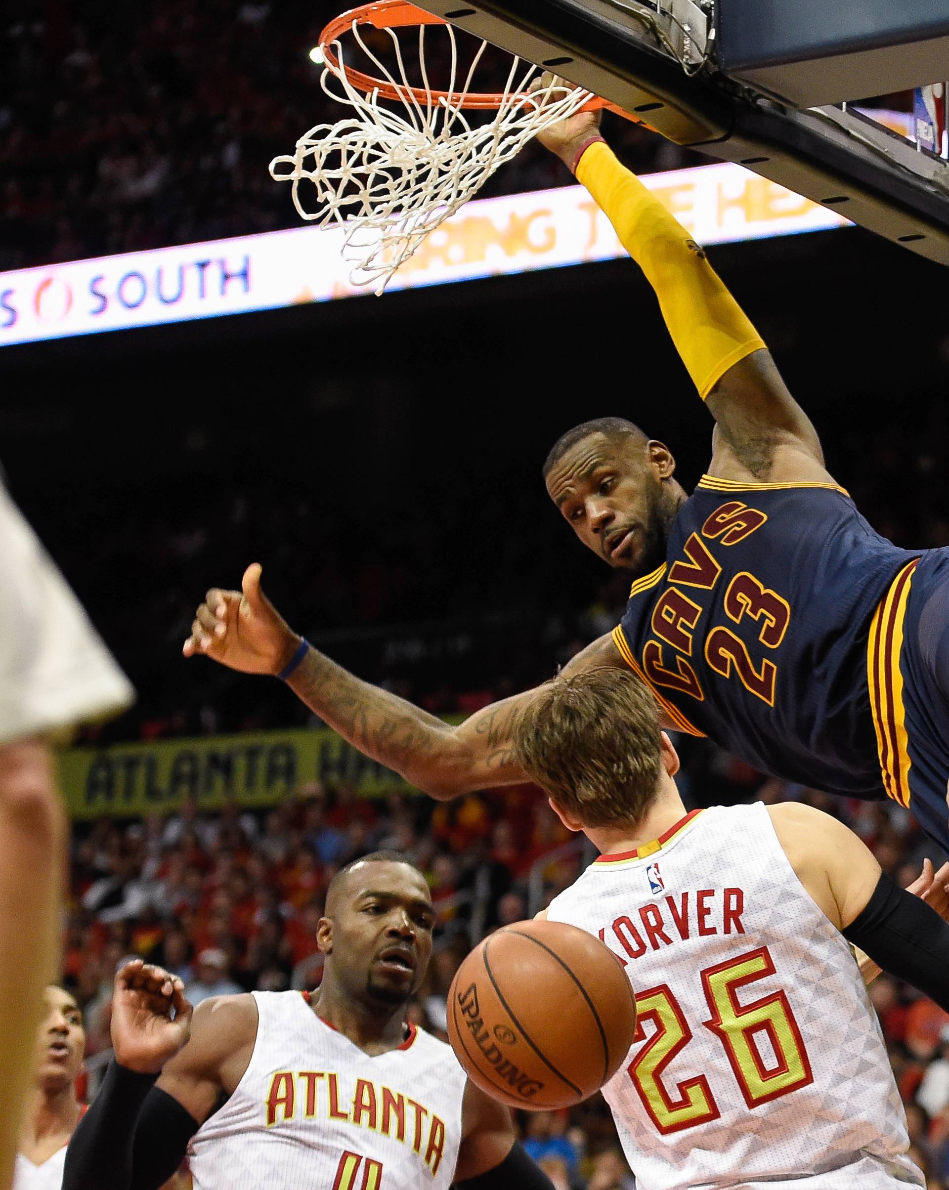 NBA: Playoffs-Cleveland Cavaliers at Atlanta Hawks