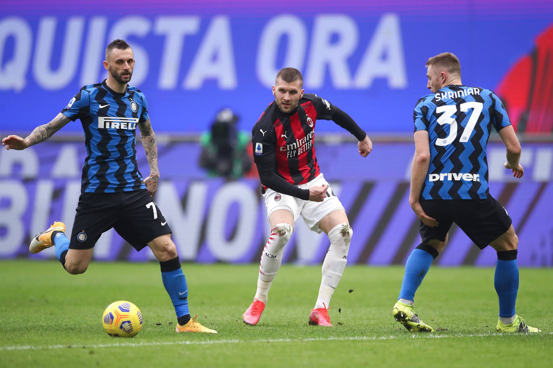 AC Milan v Internazionale - Serie A - Giuseppe Meazza