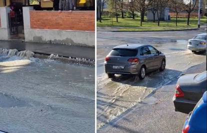 VIDEO Pukla cijev u Zagrebu: 'I Dubrava ima svoje fontane!'