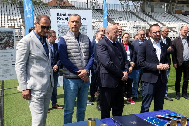 Polaganjem kamena temeljca obilježen početak radova na rekonstrukciji nogometnog stadiona Zagreb