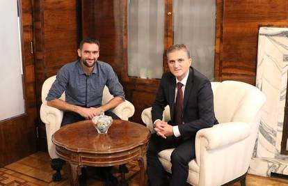 Ministar Goran Marić pohvalio se susretom s Marinom Čilićem