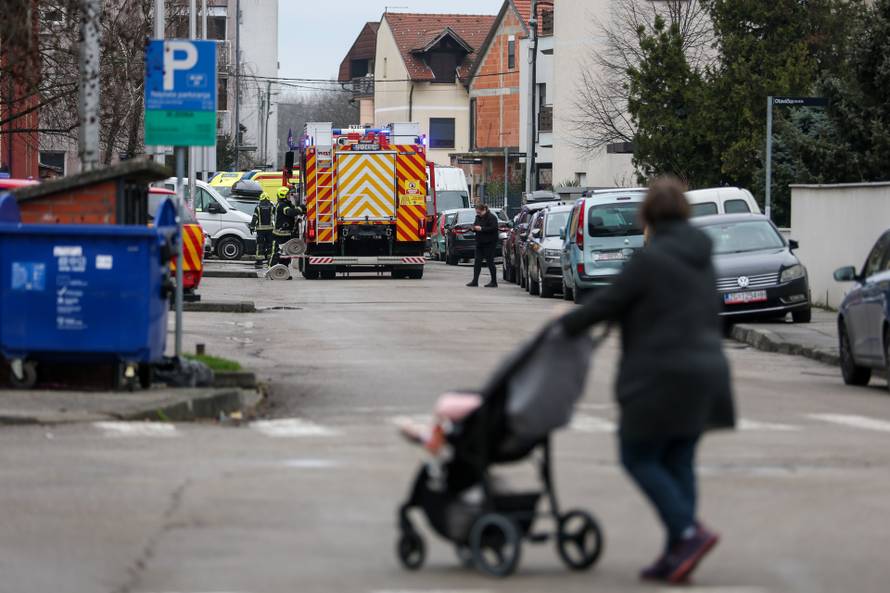 Zagreb: Požar u Ulici Hrvoja Macanovića, tri osobe ozlijeđene