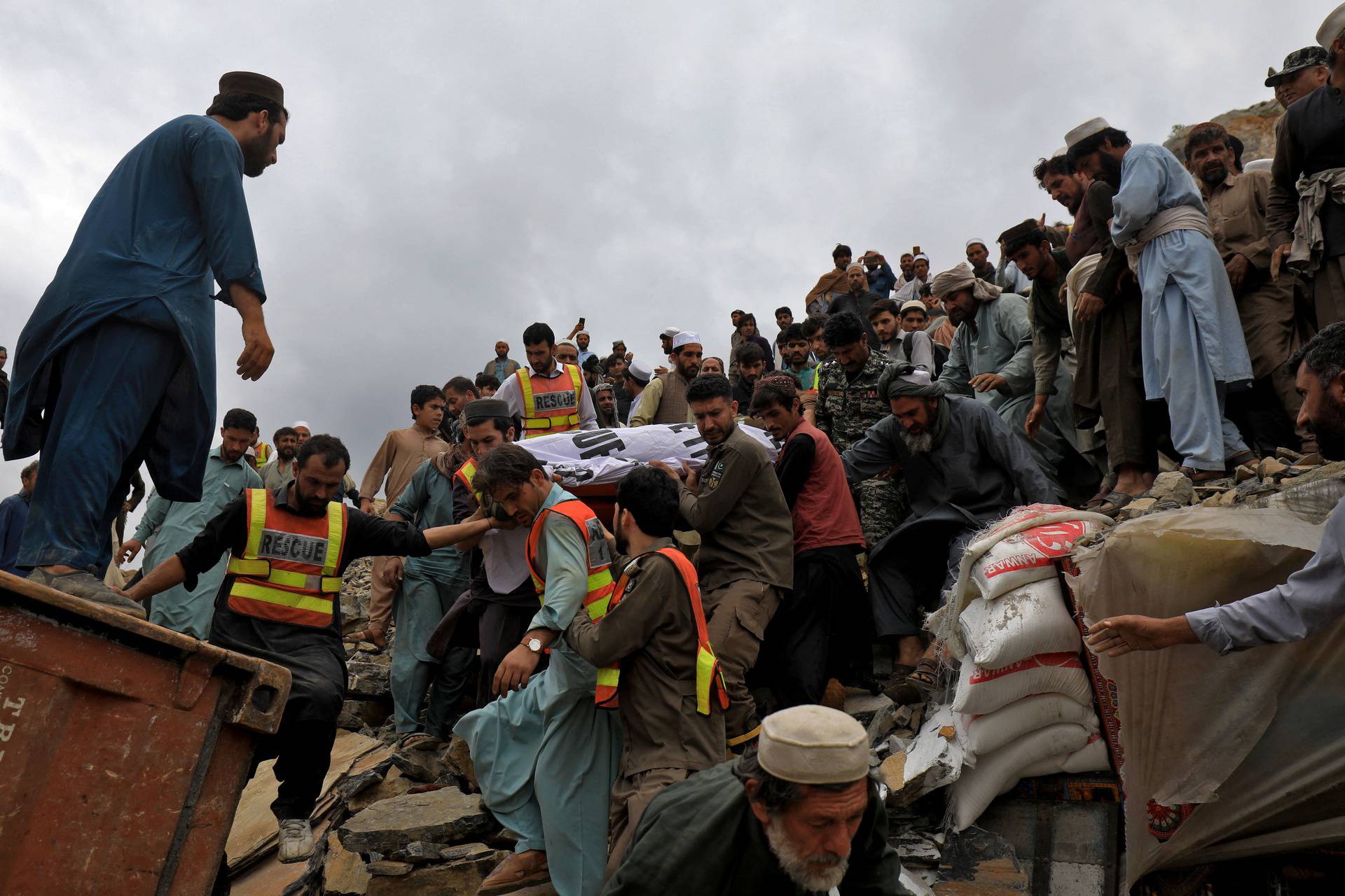 Landslide near Torkham border