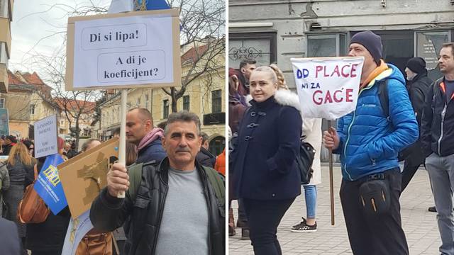 VIDEO 'Od plaće ni za gaće!', 'Di si lipa, a di je koeficijent?' Ovo su scene s prosvjeda učitelja