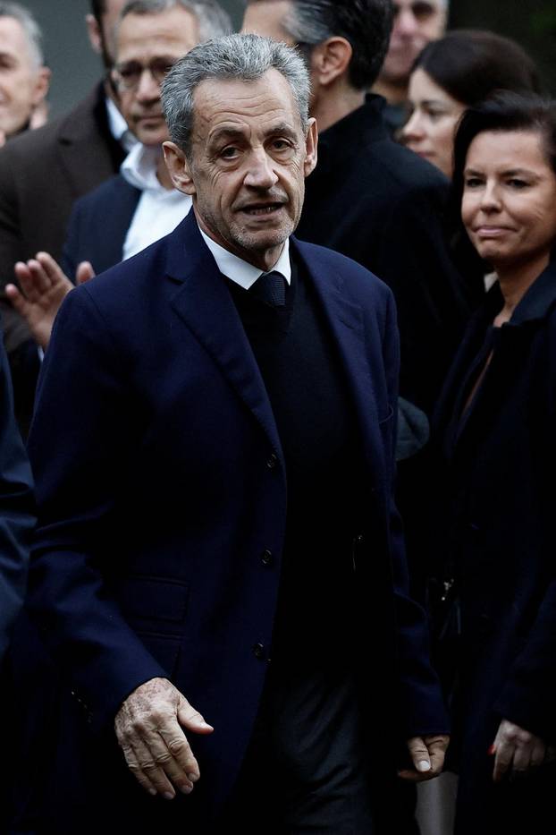Former French President Sarkozy goes to jail to begin five-year sentence