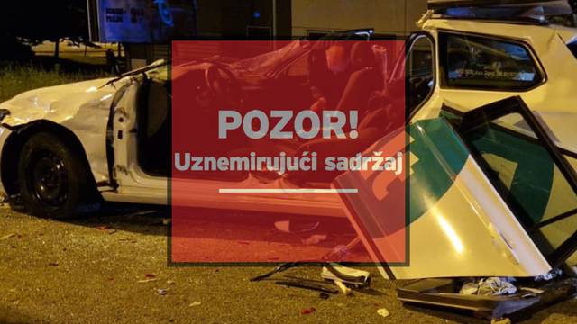 Čudo u Zagrebu: Zaletio se u šleper, od auta nije ostalo ništa, a on prošao s lakšom ozljedom!