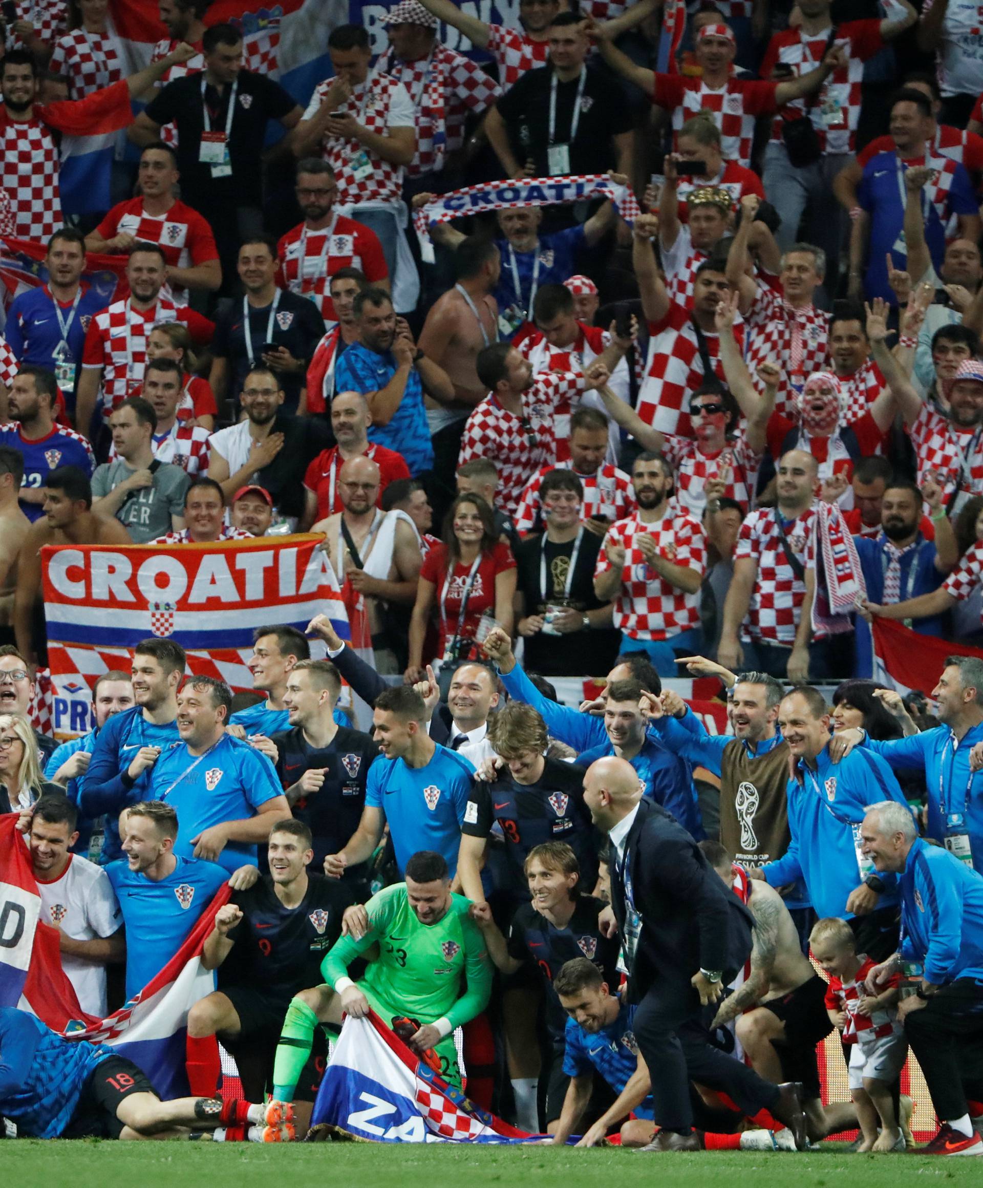 World Cup - Semi Final -  Croatia v England