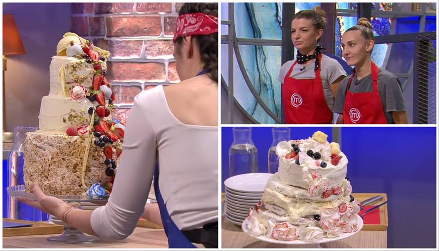 Crveni tim nakrivljenom tortom nasmijao žiri, Gaia: 'Naša torta je kao da su je radila djeca...'