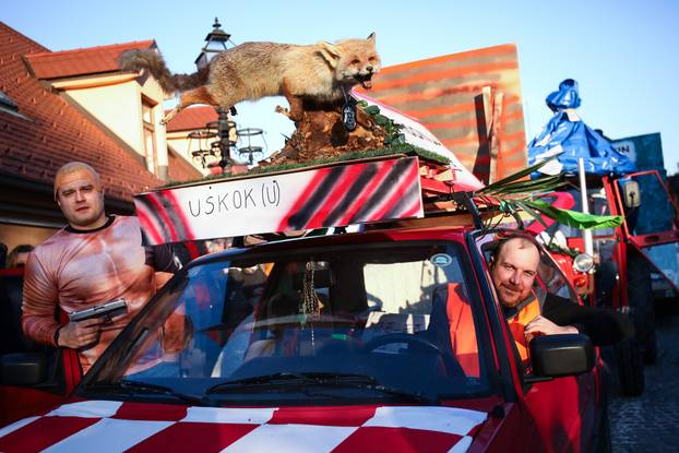 Samobor: Povorka mjesnih odbora i alegorijskih kola na Fašniku