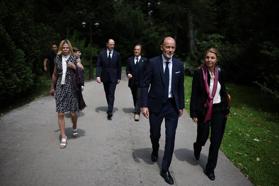 Funeral ceremony for Bulgarian King Ferdinand I in Sofia
