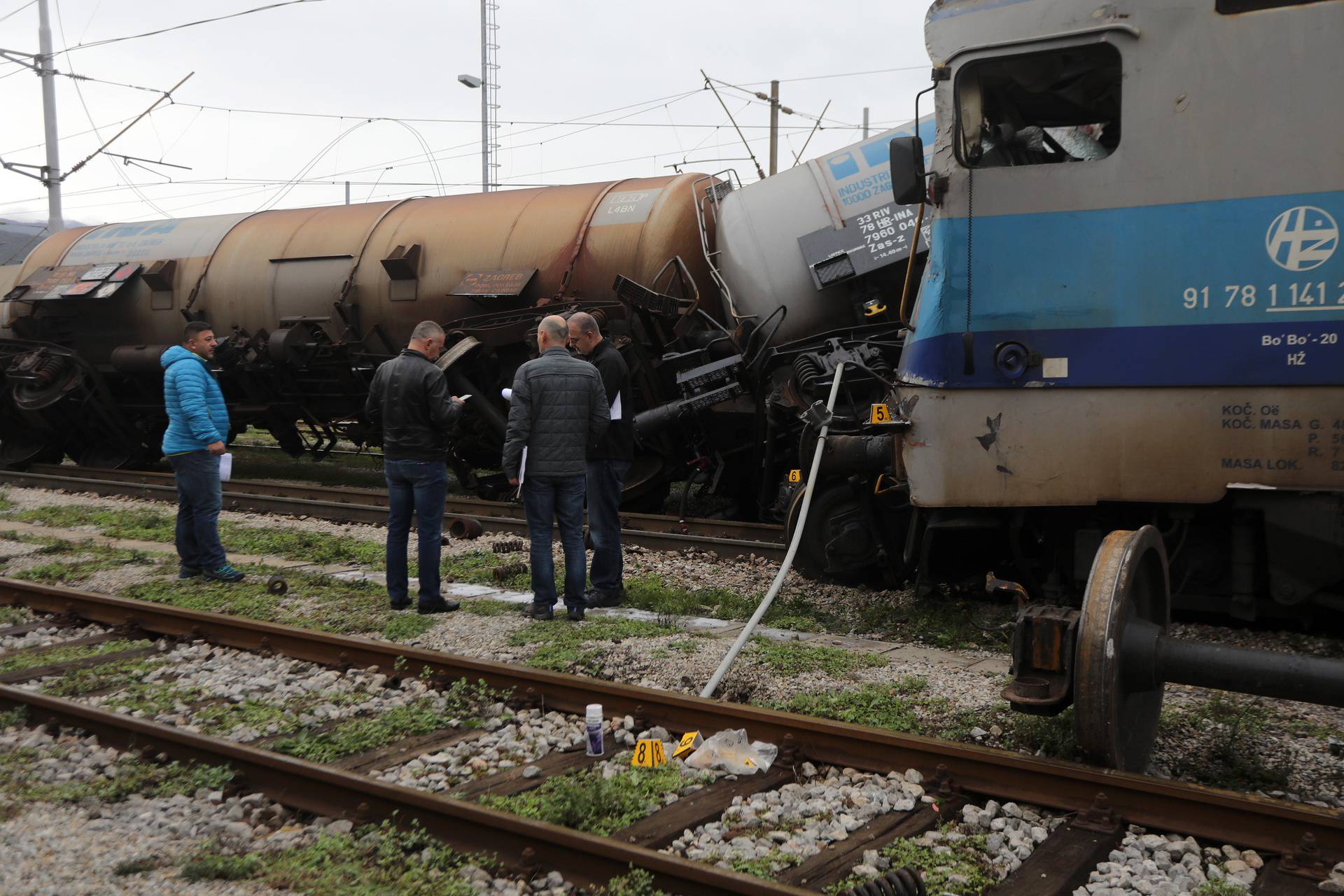 U tijeku je očevid nakon sudara vlakova kod Rijeke