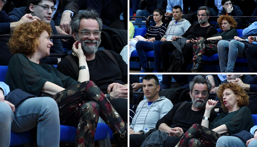 Nina Violić i Filip Šovagović na tribini razmjenjivali nježnosti