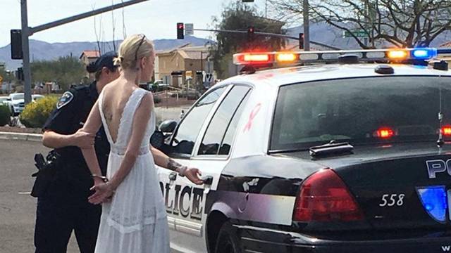 Police officer arrests bride-to-be for driving while impaired to her wedding in Marana