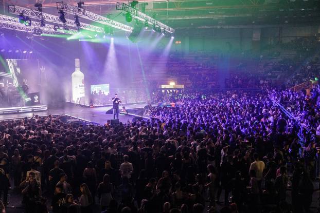 Zagreb: Cunami Flo nastupio na festivalu Drito X u Domu sportova