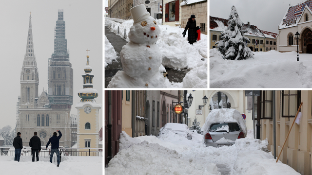 Snijeg u Zagrebu 2013. godine