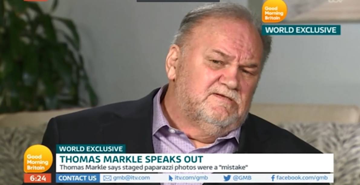 Thomas Markle o Meghaninoj odluci: 'Jako sam razočaran'