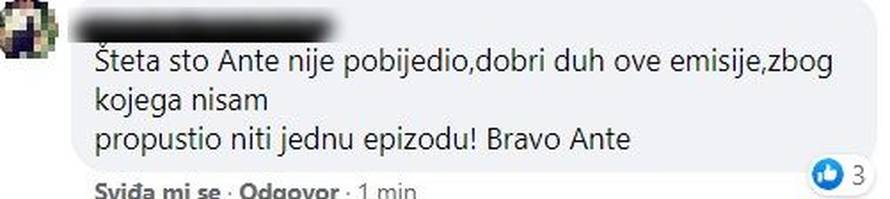 Finale podijelilo gledatelje: Nije pošteno! Trebao je pobijediti Ante jer je izgubio najviše kila