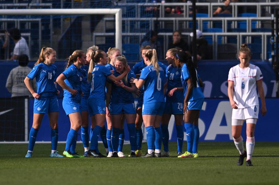 Soccer: 2022 SheBelieves Cup-Czech Republic at Iceland