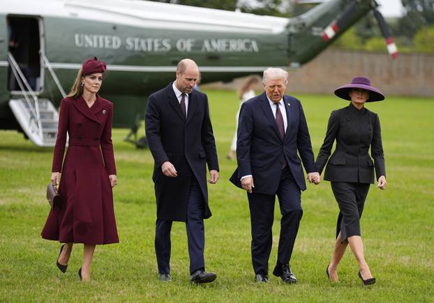 U.S. President Trump makes second state visit to Britain