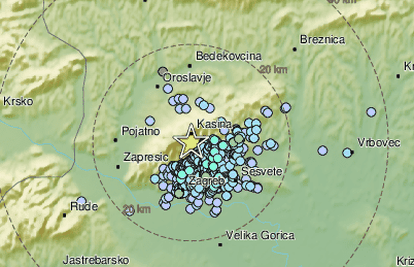 Potres zatresao Zagreb, bio je jačine 2,2 po Richteru: 'Jako je grunulo, trajao je par sekundi'