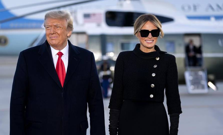 President Trump Holds Departure Ceremony Before Florida Travel