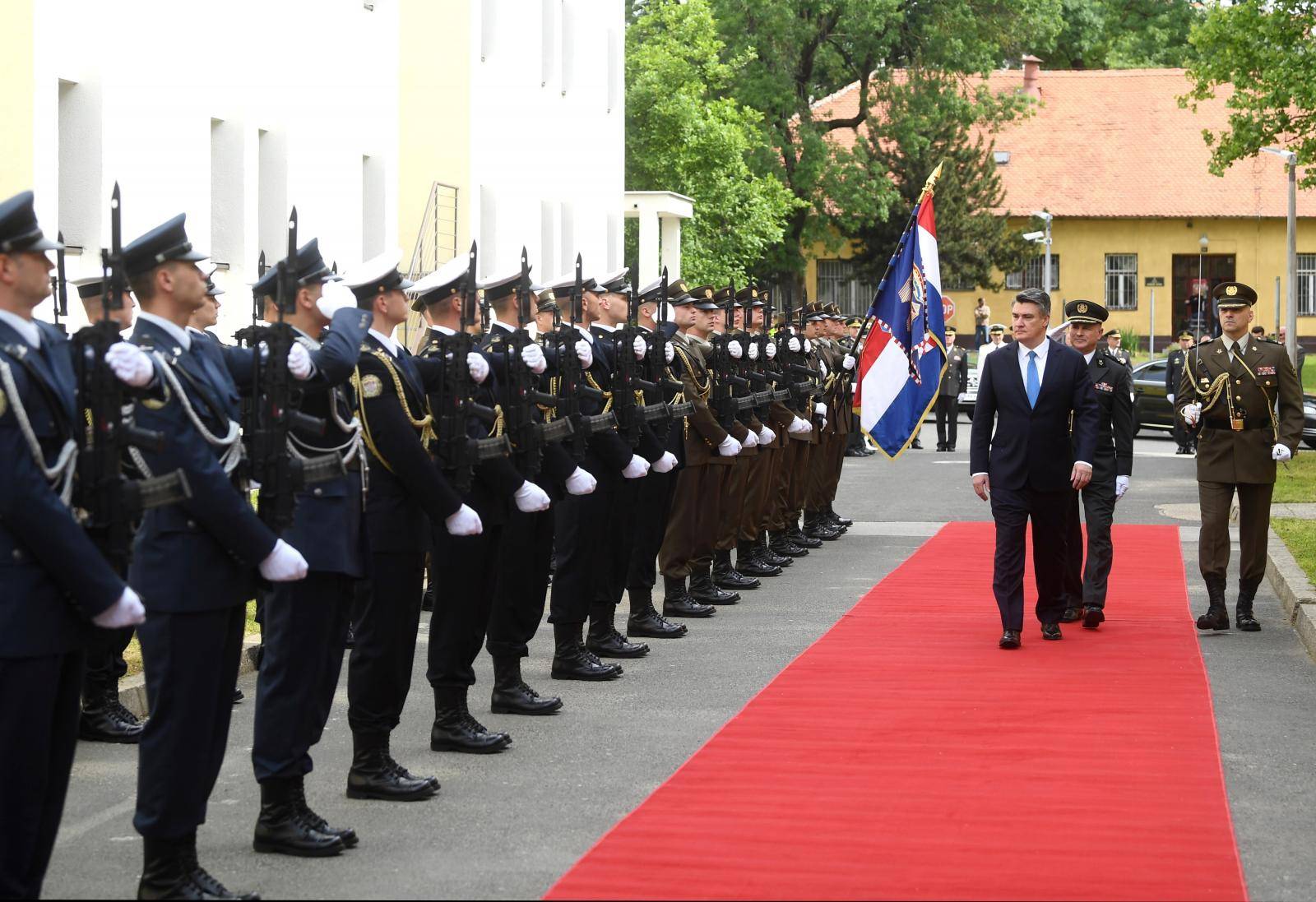 Zagreb: Predsjednik Milanović na svečanom obilježavanju Dana hrvatske vojske