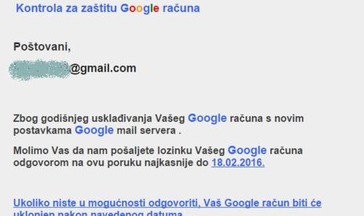 Najnovija prijevara kojom žele saznati vašu Google lozinku