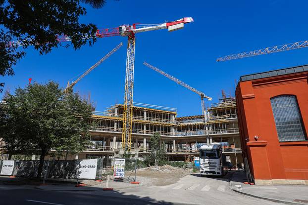 Zageb: Građevinski radovi na kompleksu Trga pravde