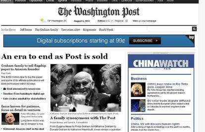 Vlasnik Amazona i internetski mogul kupio Washington Post
