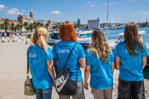 Split: Grad Split i gradonačelnik Šuta organizirali po prvi put okupljanje maturanata na Rivi