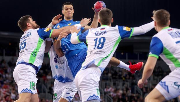 Zagreb: Prijateljska rukometna utakmica između Hrvatske i Slovenije