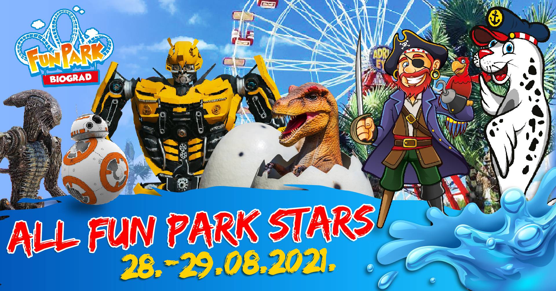 Za kraj 8 mjeseca Dino Party i All Fun Park Stars u Fun Parku Biograd-jer ste vi to tražili!